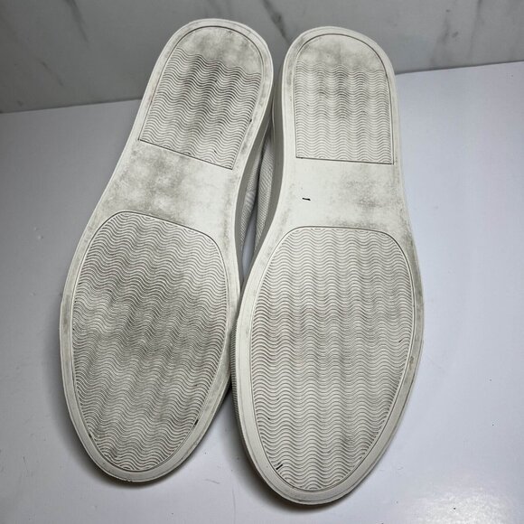 Steven Madden Sneakers Mens Size 12M White Prighton Lace Up Leather Low Top - Picture 11 of 12